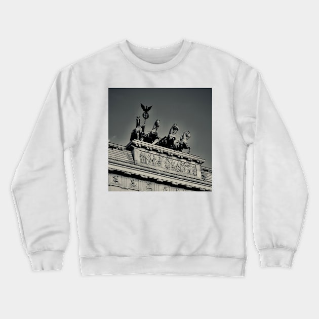 Brandenburg Gate, Berlin, Germany Crewneck Sweatshirt by rogerstrawberry